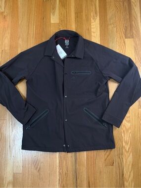 Topo Designs Men’s Tech Breaker Black Jacket (L)